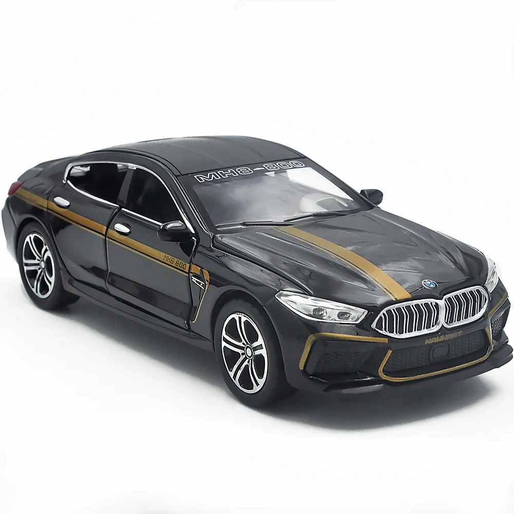 

1:32 Подходит для BMW M8 литой автомобиль, игрушечный автомобиль, металлическая Игрушечная модель автомобиля, коллекционная игрушка с высокой с...