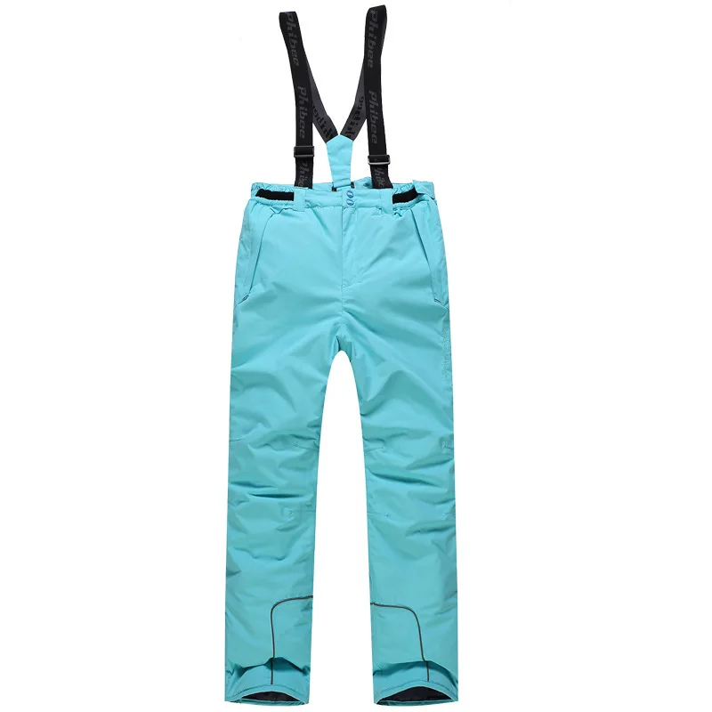 Детские зимние лыжные штаны уличные теплые для сноубординга водонепроницаемые