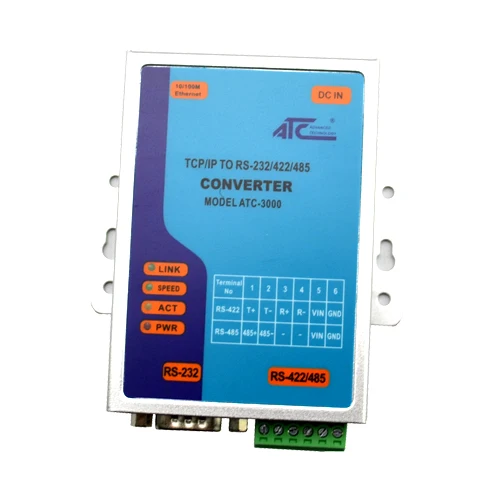 

Конвертер TCP/IP Ethernet в RS485 (ATC-3000)