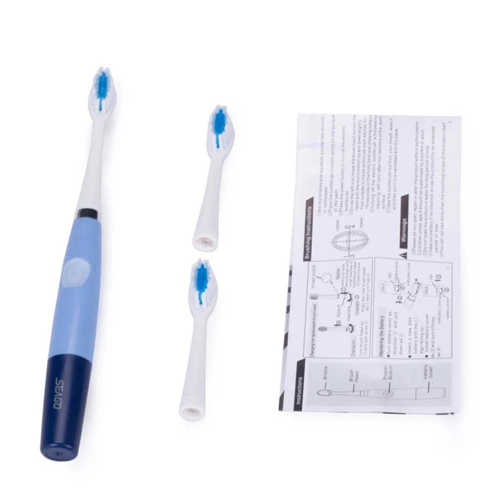 SEAGO Автоматическая ультра звуковая щетка волновая электрическая зубная