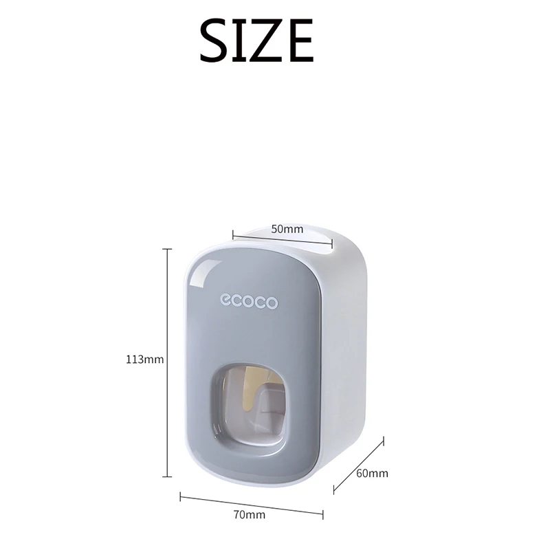 

Wall Mount Automatic Toothpaste Dispenser Bathroom Accessories Set Toothpaste Squeezer Dispenser Bathroom Toothbrush Holder Tool