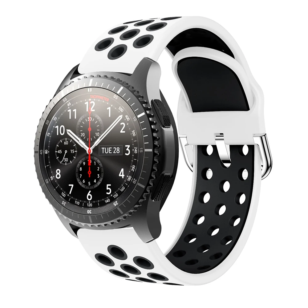 Ремешок силиконовый для Samsung Galaxy Watch 46 мм сменный Браслет часов Gear S3 Frontier Classic 22 |