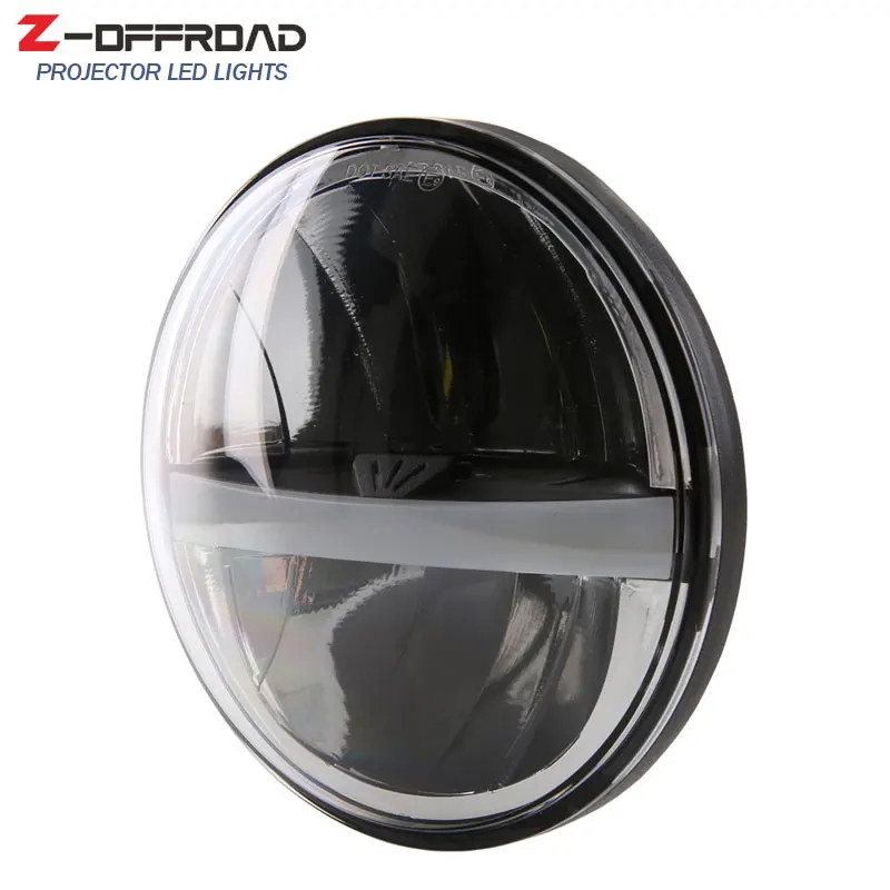 5.75 Inch LED Headlight With White Drl Headlamp Light Replaement for Indian Scout Iron 883 For Motorcycle Sportster |