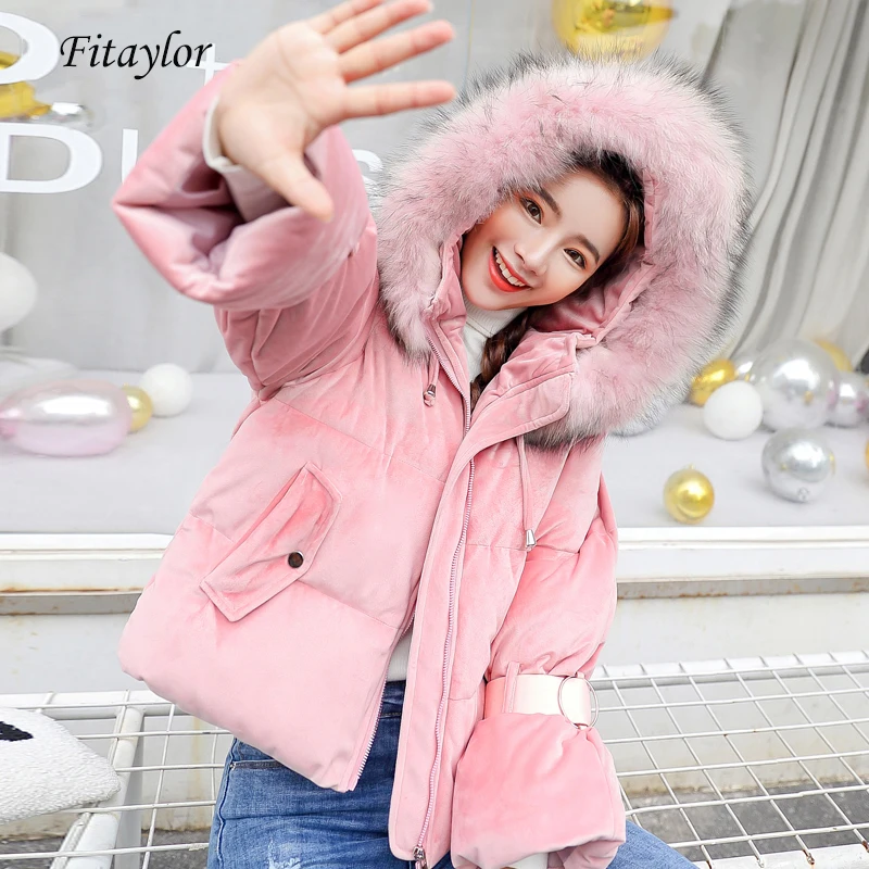Fitaylor 2020 Женская куртка с хлопковой подкладкой Повседневная зимняя короткая