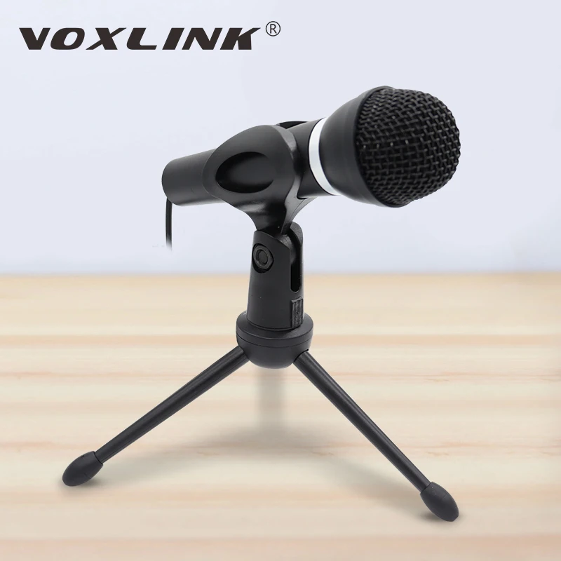 Микрофон VOXLINK проводной настольный стереомикрофон 3 5 мм для ПК YouTube видео общения