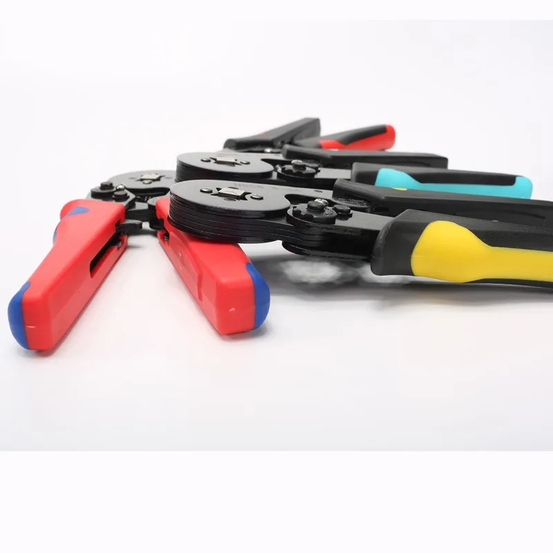 

HCS8 6-4A Tubular Terminal Crimping Pliers Set Multi-specification Multi-Function High-Precision Pliers Set Tool Kit