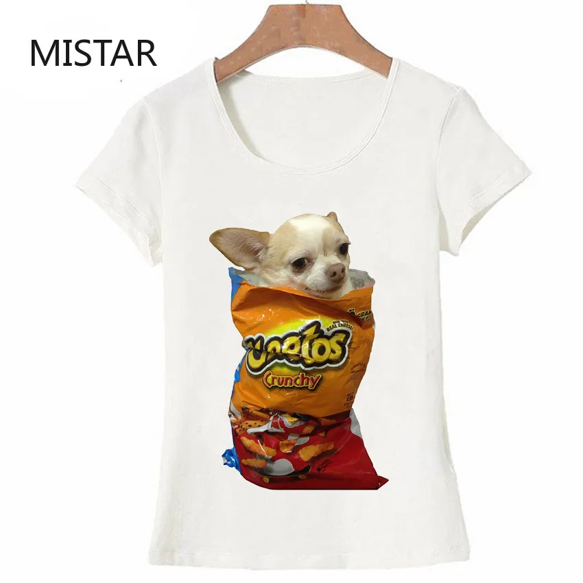 

New Summer Funny Crunch Doge Printed Cute Cartoon T Shirt Women Casual White Tops Casual T Shirt Short Sleeve Graphic Tees Women