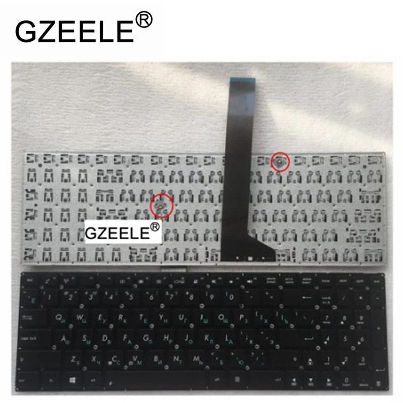 

GZEELE Russian Laptop keyboard for Asus X501 X501A X501U X501EI X501XE X501XI x502 S501U R502A R502U RU With screw posts