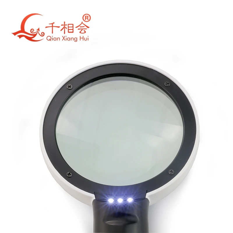 Optical Magnifying Glass 110 mm With 3 LED high-definition High Magnification 30x | Украшения и аксессуары