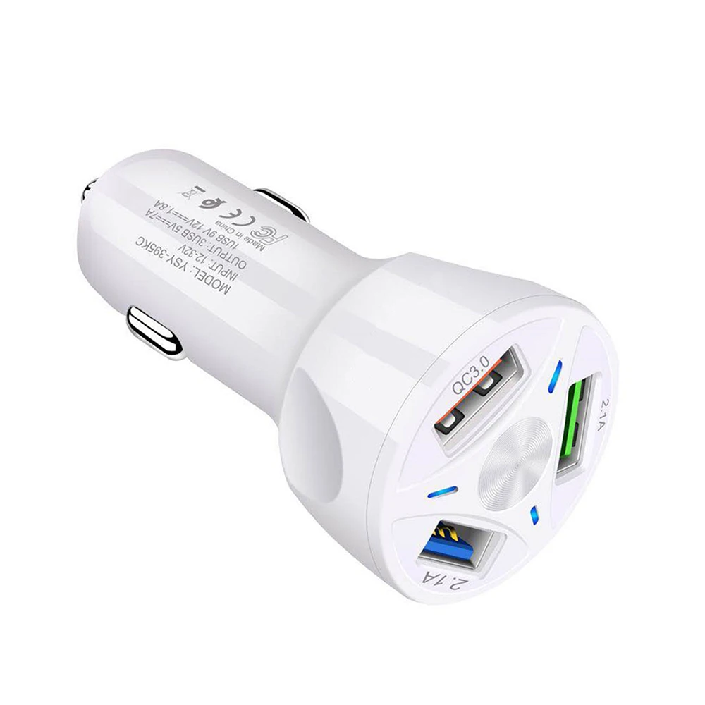 Горячая Быстрая зарядка 3,0 Автомобильное зарядное устройство для мобильного телефона двойной зарядное устройство Usb Qc 3,0 QC 4,0 адаптер быстрой зарядки Usb Автомобильное зарядное устройство