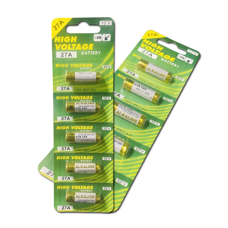 Набор щелочных батарей для автомобильной сигнализации 27A 12 В A27 G27A MN27 MS27 GP27A L828 V27GA