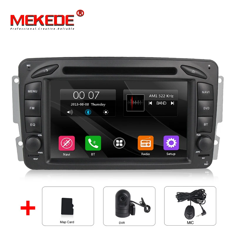 CAR DVD DVR 2 din автомобильный DVD gps для Mercedes/Benz Viano Vito W203 W209 C Класс W463 автомобильный dvd-плеер wifi 3g радио Miralink SWC+ 8G Карта - Цвет: CAR DVD DVR
