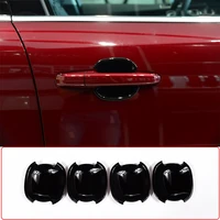 abs black side door handle bowl cover trim for jaguar f pace f pace x761 2016 set of 4pcs