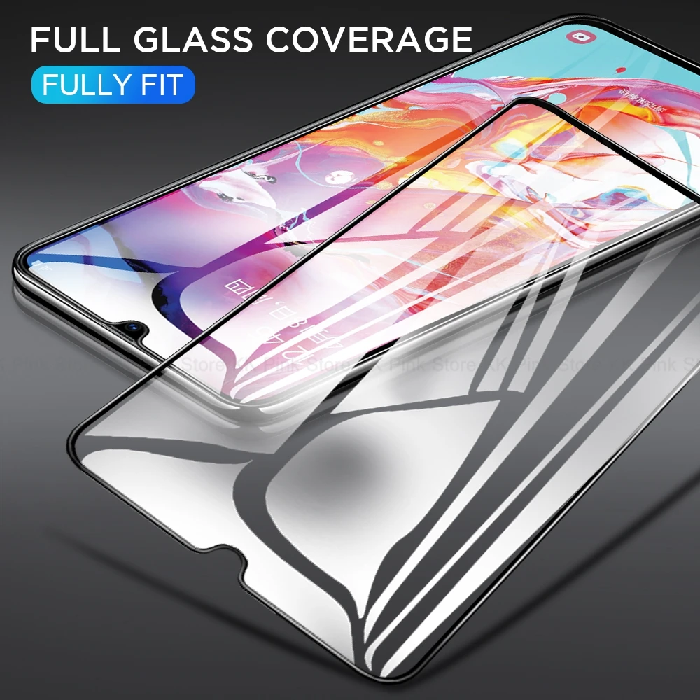 9D полное покрытие закаленное Стекло для samsung Galaxy A30 A20 A10 A40 A50 A60 A70 A80 A90 M10 Экран