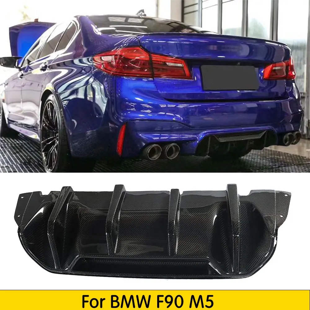 Спойлер для заднего бампера диффузор BMW F90 M5 2018 + аксессуары стайлинга автомобиля