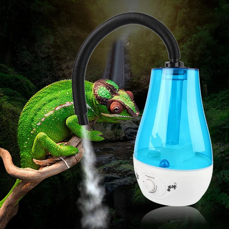 

NEW-3L Amphibians and Reptile Humidifier Reptile Fogger Extension Tube for Terrarium