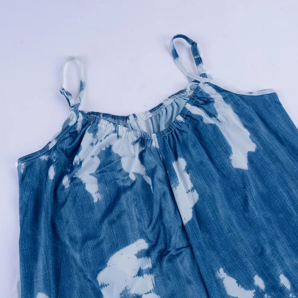 

Sleeveless Boho Casual Female Jumpsuit Playsuit Summer 2021 Plus Size Beach Vacation HighStreet Overalls for Women Clothing