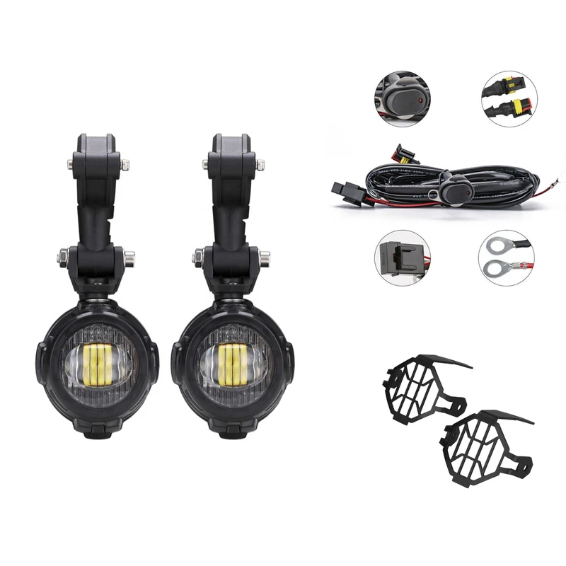Вспомогательный светодиодный противотуманный светильник для мотоцикла