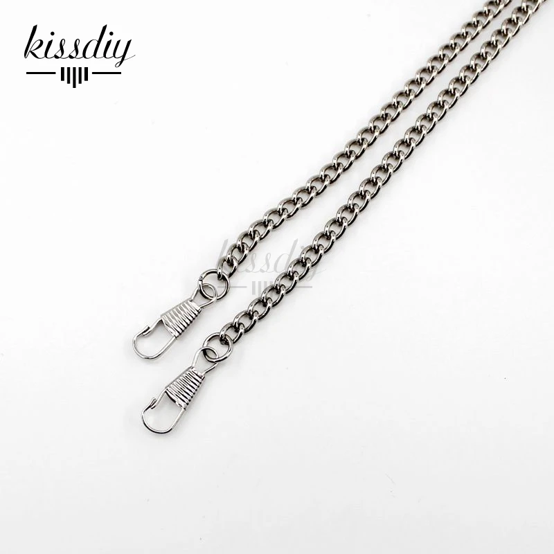 20 шт./лот 120 см DIY Серебряный металлический кошелек рамка цепи ремни сумка швейная