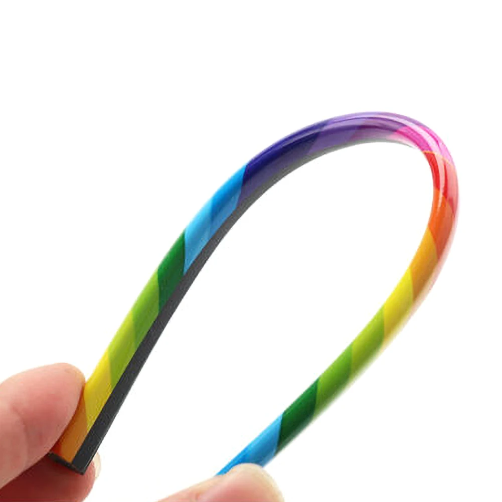 

10 Pcs 20cm Length PVC Car Accessories For Car Styling AUTO Colorful Air Conditioner Air Outlet Decoration Strip