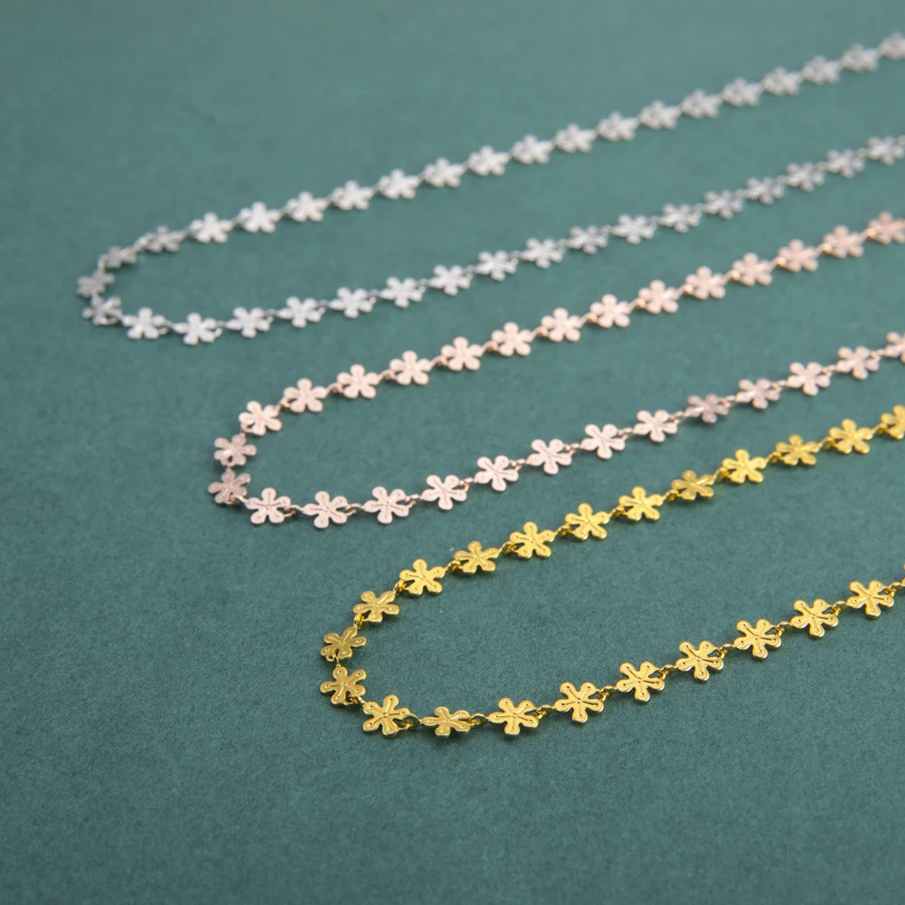 Fishhook Ожерелье чокер с цветком медный металлический короткий цвета розового