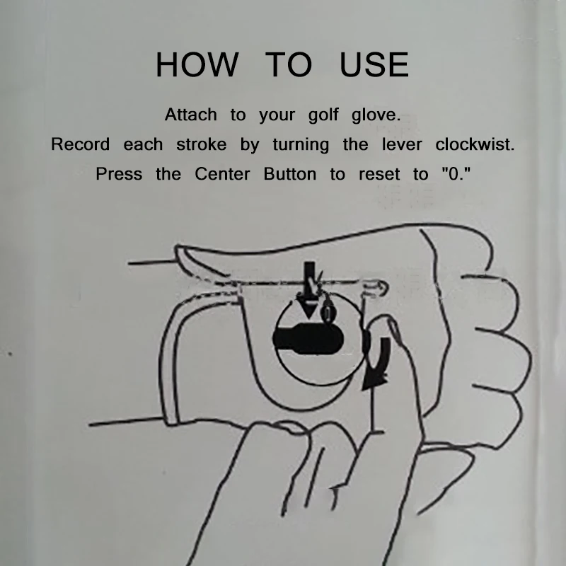 

Mini Outdoor Golf Scorer Scoring Counter Scorer Reset Men Golf Counter Stroke Shot Putt Indicator Golf Device Sport Accessories