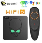 ТВ-приставка Beelink GT King, Android 9,0, Wi-Fi 6, четырехъядерная Amlogic S922X, 4 + 64 ГБ, 1000 м, LAN, BT4.1, Android 9, 4K