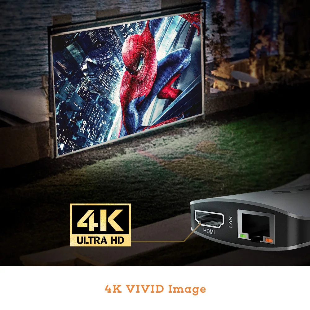 Промокоды: 2500NEWYEAR (2500₽-250₽) NOVOO 8-портовый USB-концентратор C 4K HDMI 100 Вт с питанием 1000