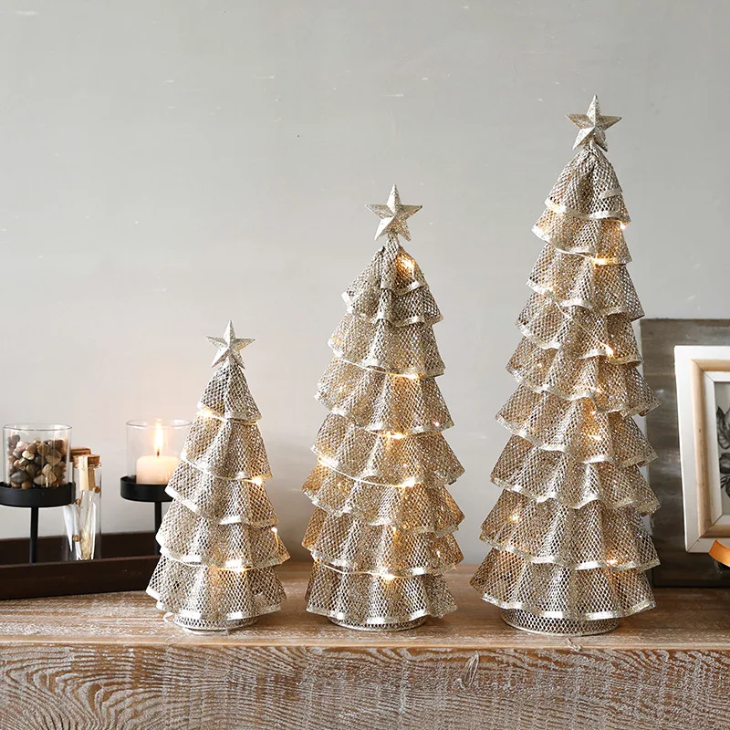 Европейские креативные рождественские украшения кованые железные поделки