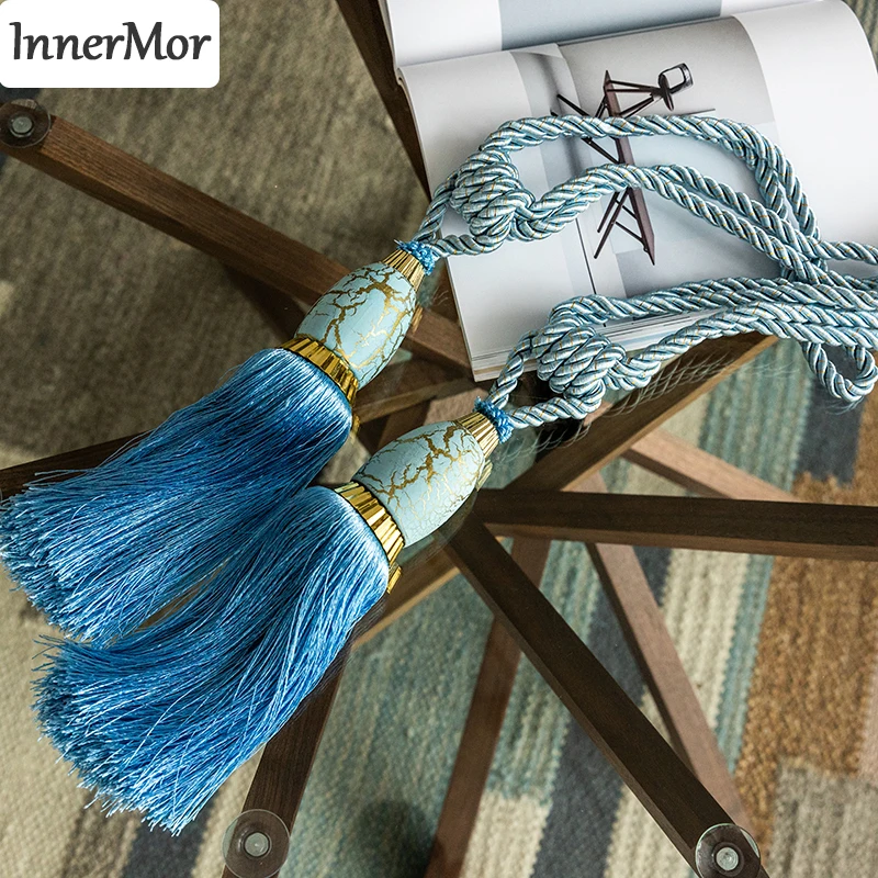 Innermor 2 шт. пара крючков для штор подвесных шаров бандажных украшений роскошных