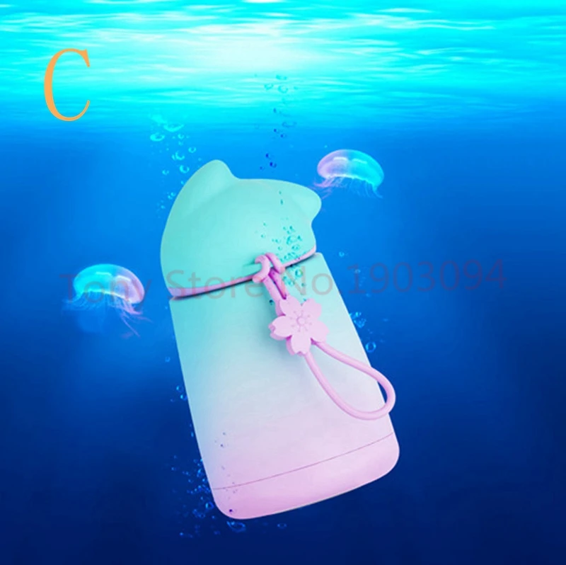 Симпатичный умный термос с котом из нержавеющей стали Термокружка детские чашки