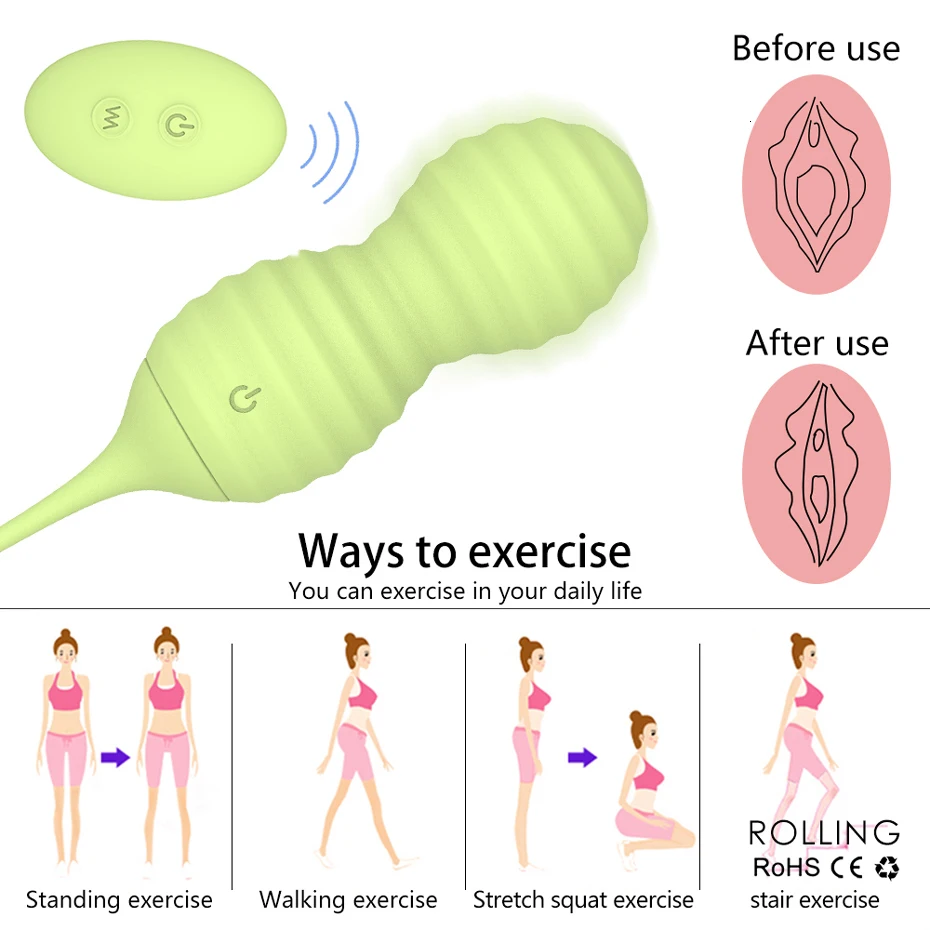 HIMALL силиконовый шарик Кегеля вагинальные плотные упражнения любовное Яйцо