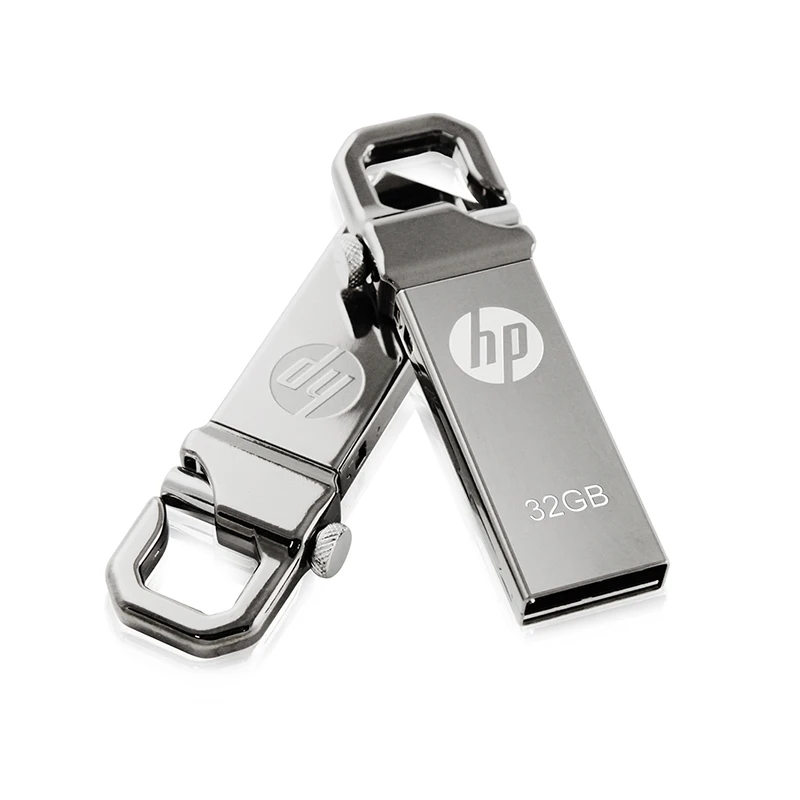 Оригинальный HP V250W водонепроницаемый металлический USB флэш накопитель 64 ГБ pendrive 32