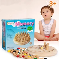 memory match stick chess funny block board game kids wooden puzzle toy baby educational color cognitive ability family party toy