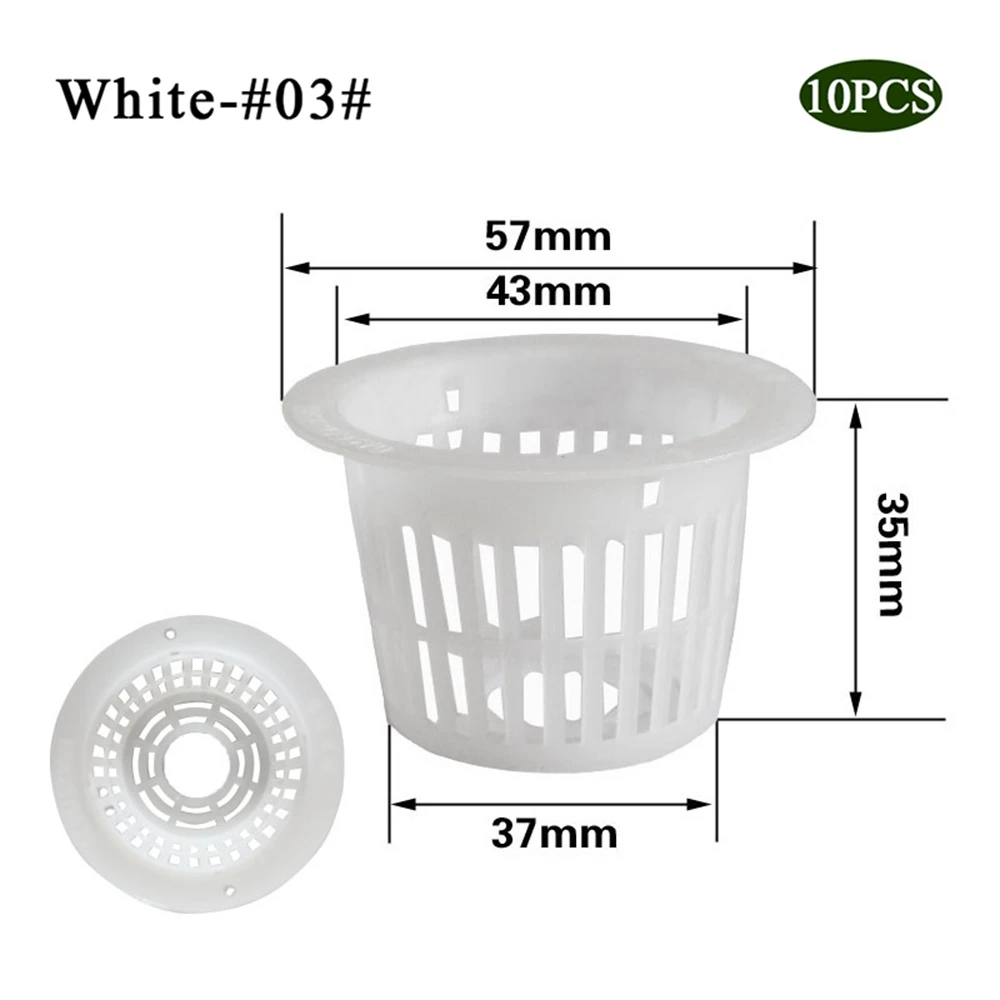 

Горшки сетчатые для гидропоники, 10 шт.