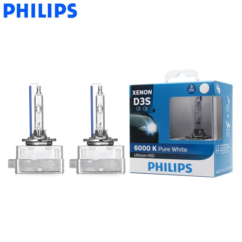 Philips D3S 42403WXX2 35 Вт Ultinon HID 6000K холодный синий ксенон белый свет Автомобильные лампы