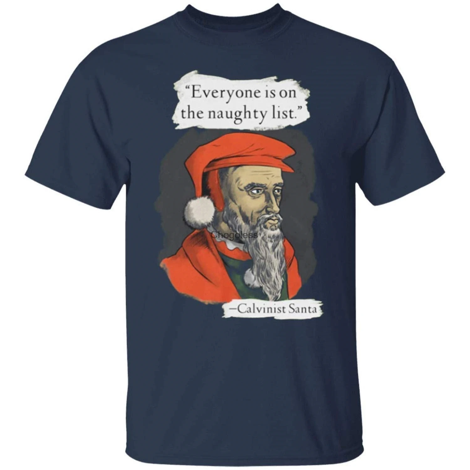 Все в списке непослушных футболок забавная Рождественская футболка с Санта