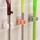Настенный органайзер для швабры, держатель, вешалка для щетки, метлы, стеллаж для хранения в ванной комнате, подвесные крючки для труб, бытовые инструменты