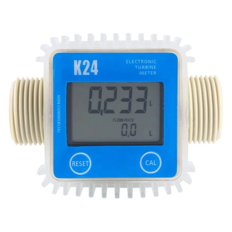 

Цифровой измеритель расхода масла и топлива K24, Турбинный прибор для проверки химических веществ и жидкости в воде, свинцовый аксессуар