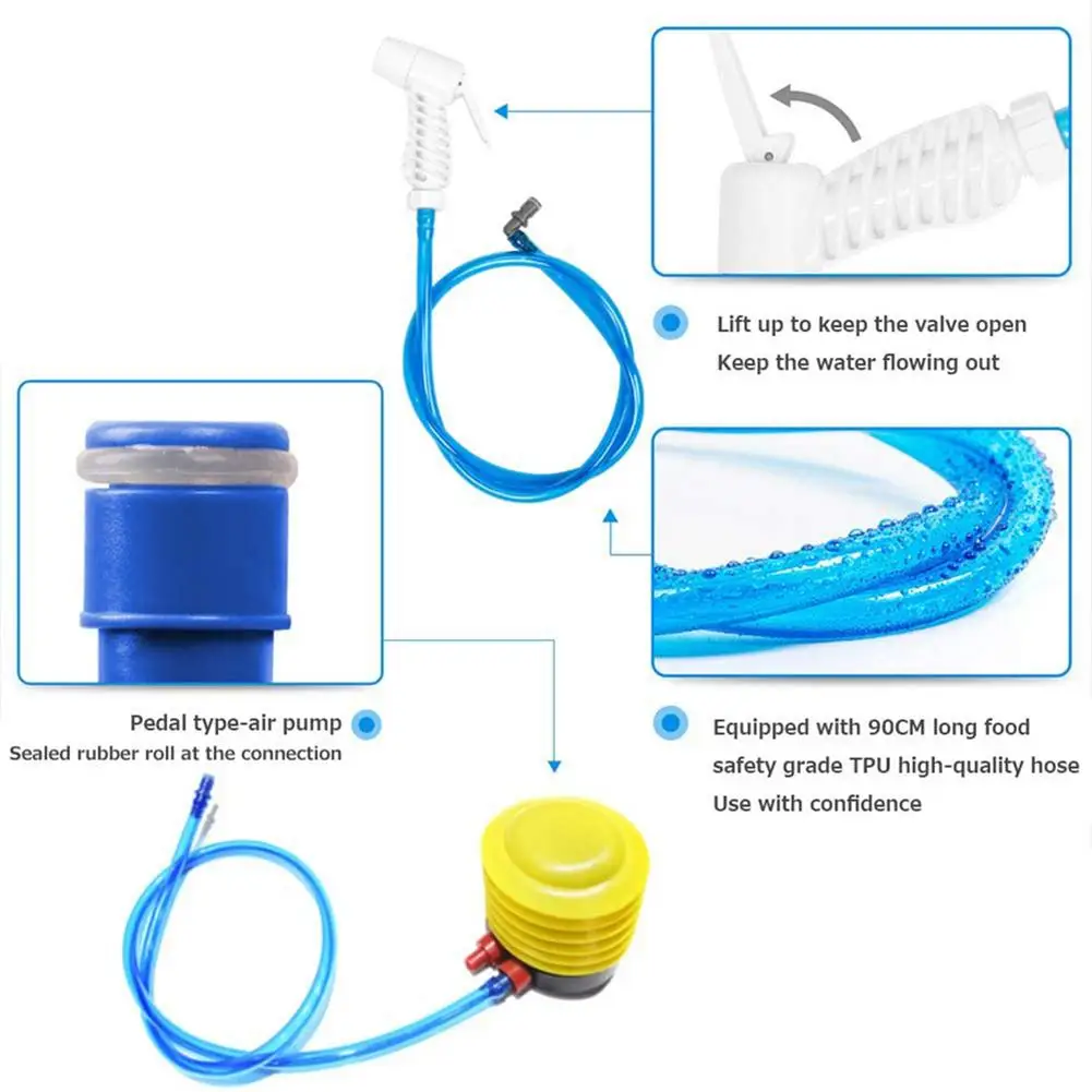 

1pcs Camping Solar Shower Bag Portable Multifunctional Solar Bathing Heating Bag For Outdoor Traveling Hiking Outdoor Product