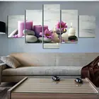 Спа камень Расслабление 5 шт. холст печать настенный художественный плакат домашний Декор 5 панелей HD картины Домашний Декор без рамки картины