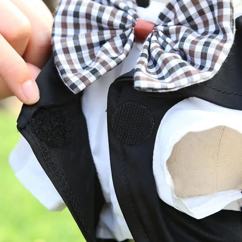 Джентльменская Одежда для собак и кошек Свадебный костюм официальная рубашка