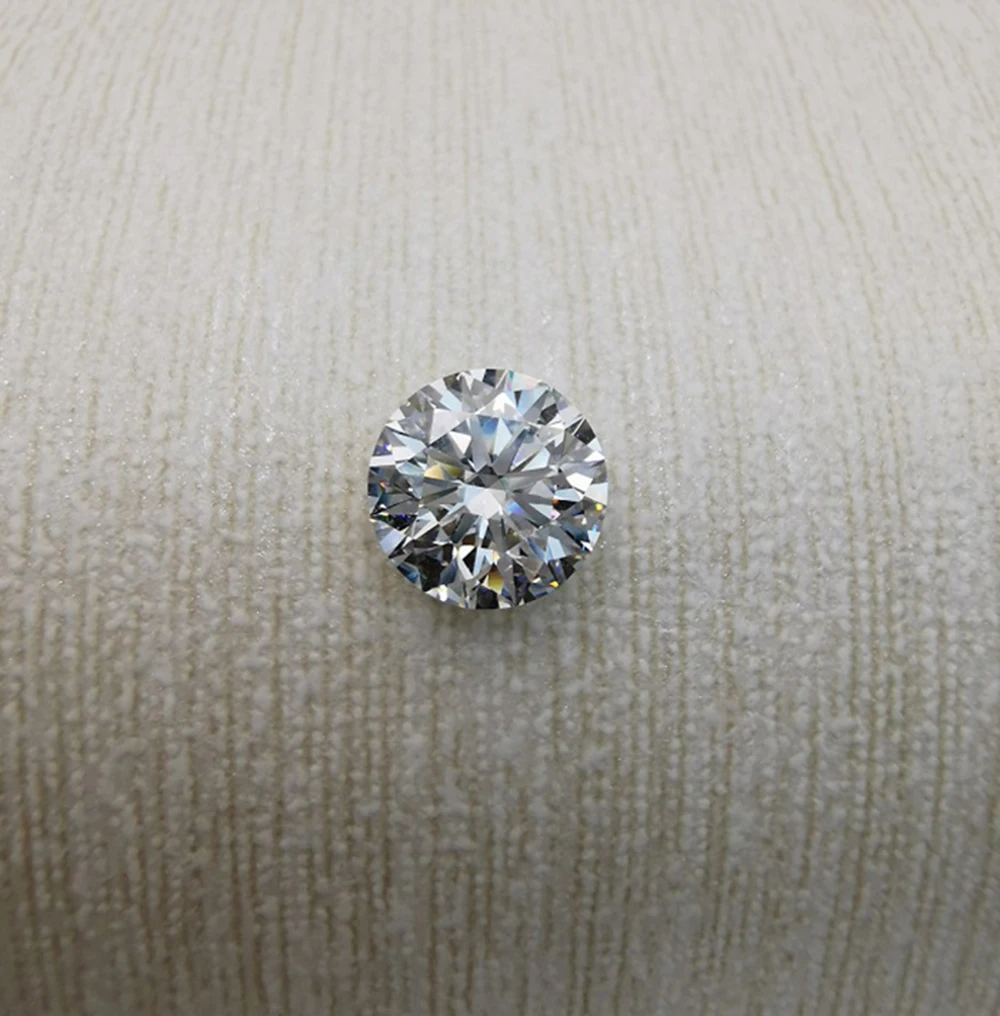 Кольца с бриллиантами круглой огранки камень Муассанит 1 5 карат 7 мм D цвета VVS1 |