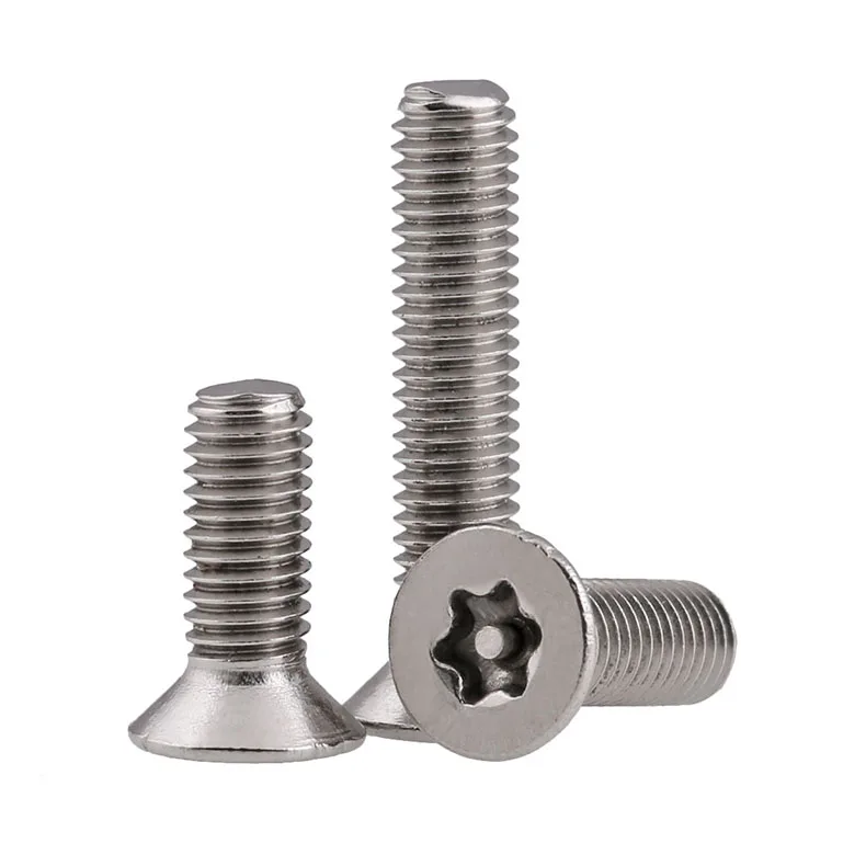 Винты из нержавеющей стали A2 с плоской головкой штоком M5 M6 M8 SUS304 шестигранные