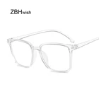 Винтажные женские очки в ретро-стиле, с прозрачными линзами, в квадратной оправе