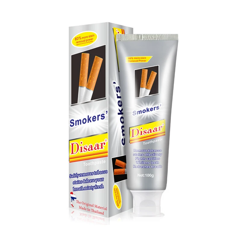 

500pcs DDP Disaar Mint Toothpaste Daily Use Whitening Teeth Remove Smoke Stains Fights Plaque &decay Strengthen Teeth 100g