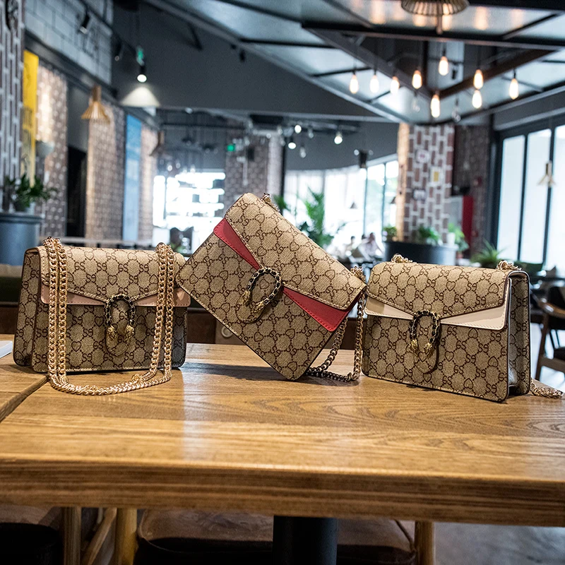 2021 Women Wallet Famous Brand Cell Phone Chain Bags Big Card Holders Handbag Purse Clutch Messenger Shoulder Long Straps