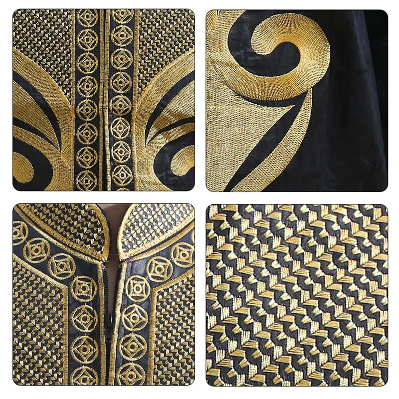 MD в африканском стиле мужские Dashiki для мальчиков: рубашка и штаны топы с длинными