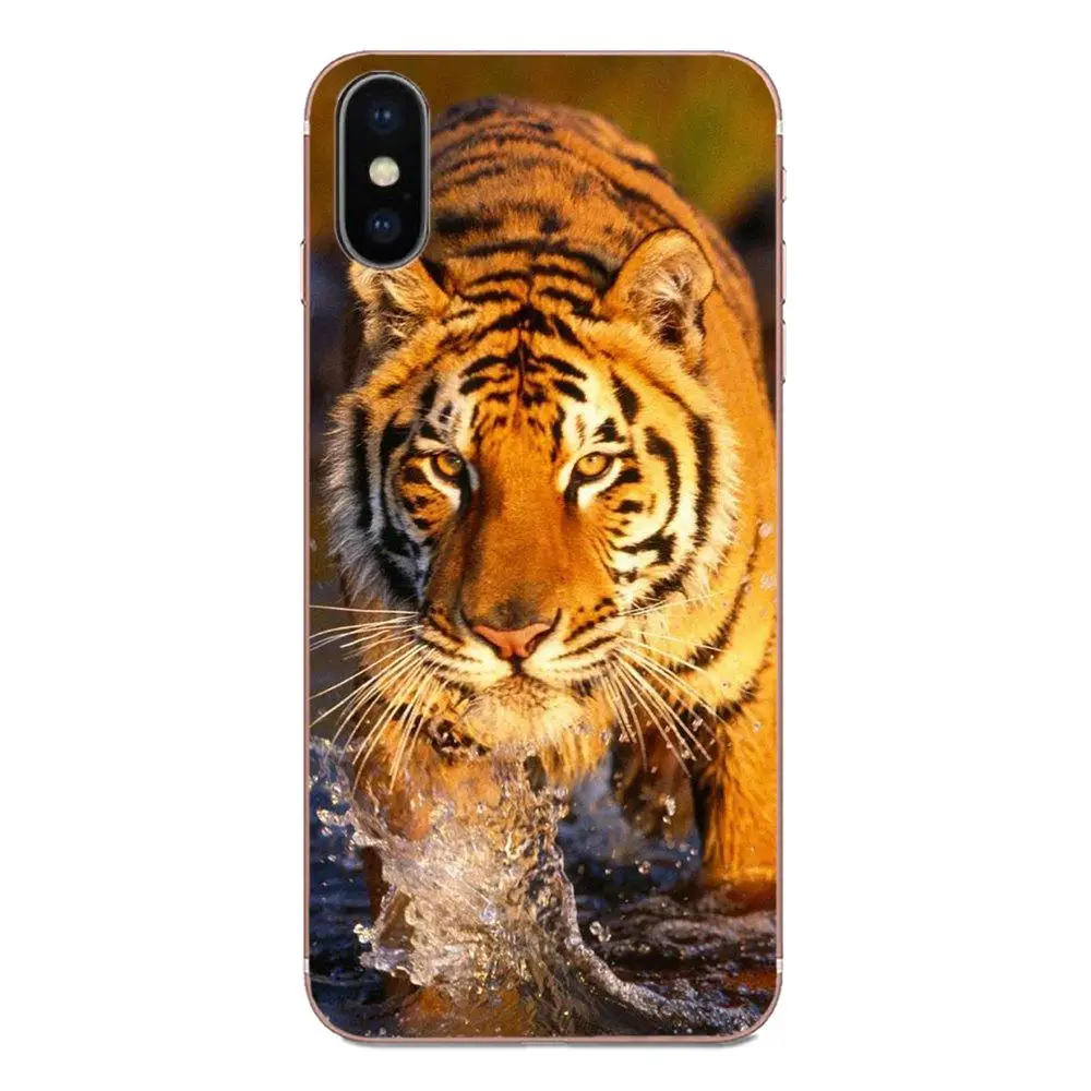 Trippy Feral Digital Tiger Fractal Fractalius For Galaxy Grand A3 A5 A7 A8 A9 A9S On5 On7 Plus Pro Star 2015 2016 2017 2018 | Мобильные