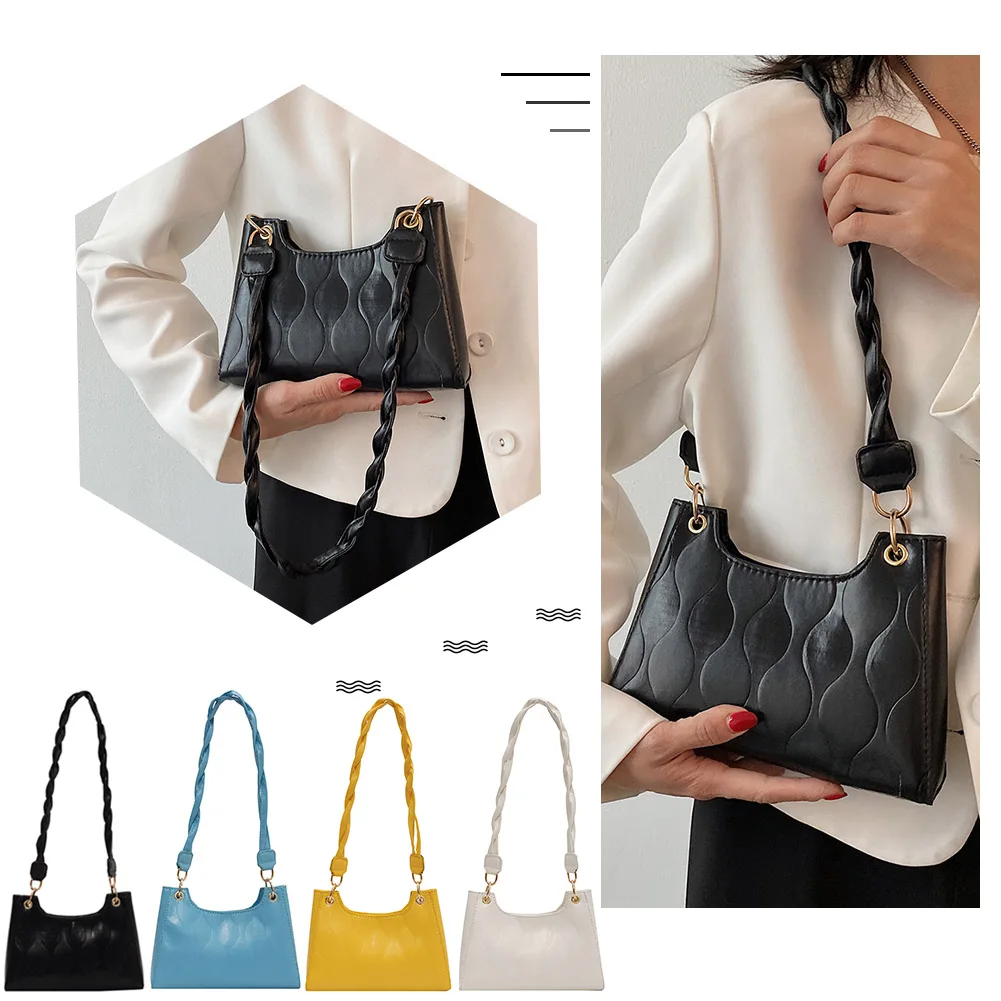 

Изысканные женские тоуты, повседневная сумка на плечо с тиснением, женская кожаная сумка на цепочке, женская сумка через плечо, сумка-мессен...